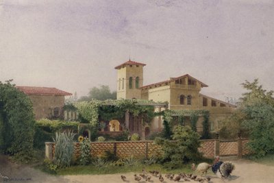 Die römischen Bäder, 1848 von Ferdinand Maron